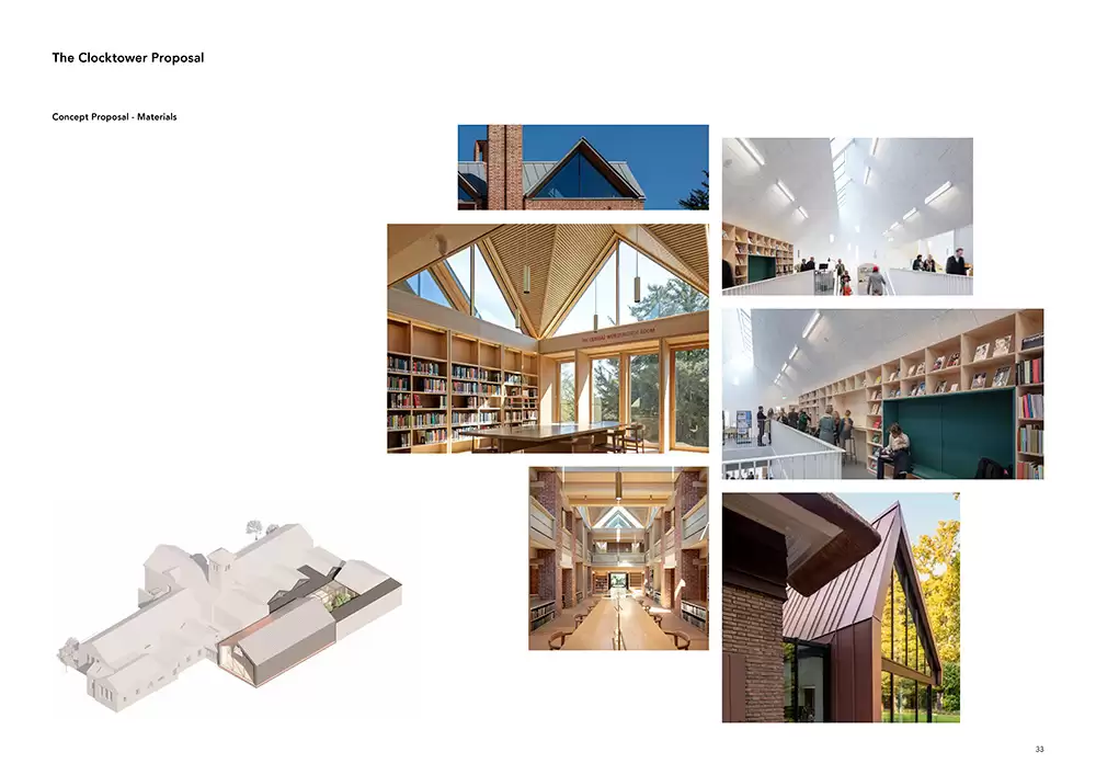 Clock tower design board