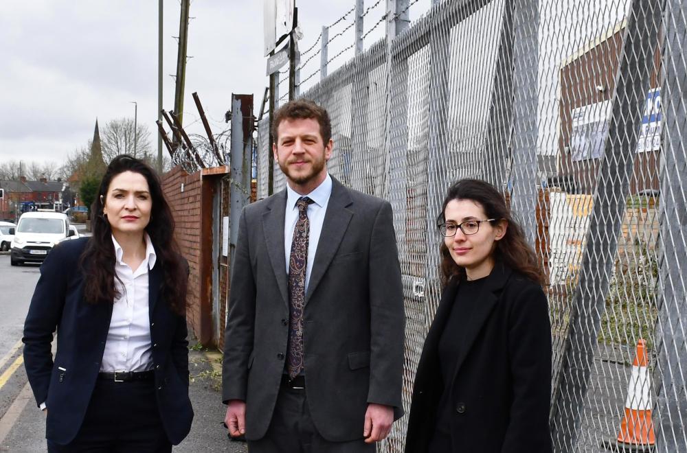 Councillors and Police Commissioner at Police station site